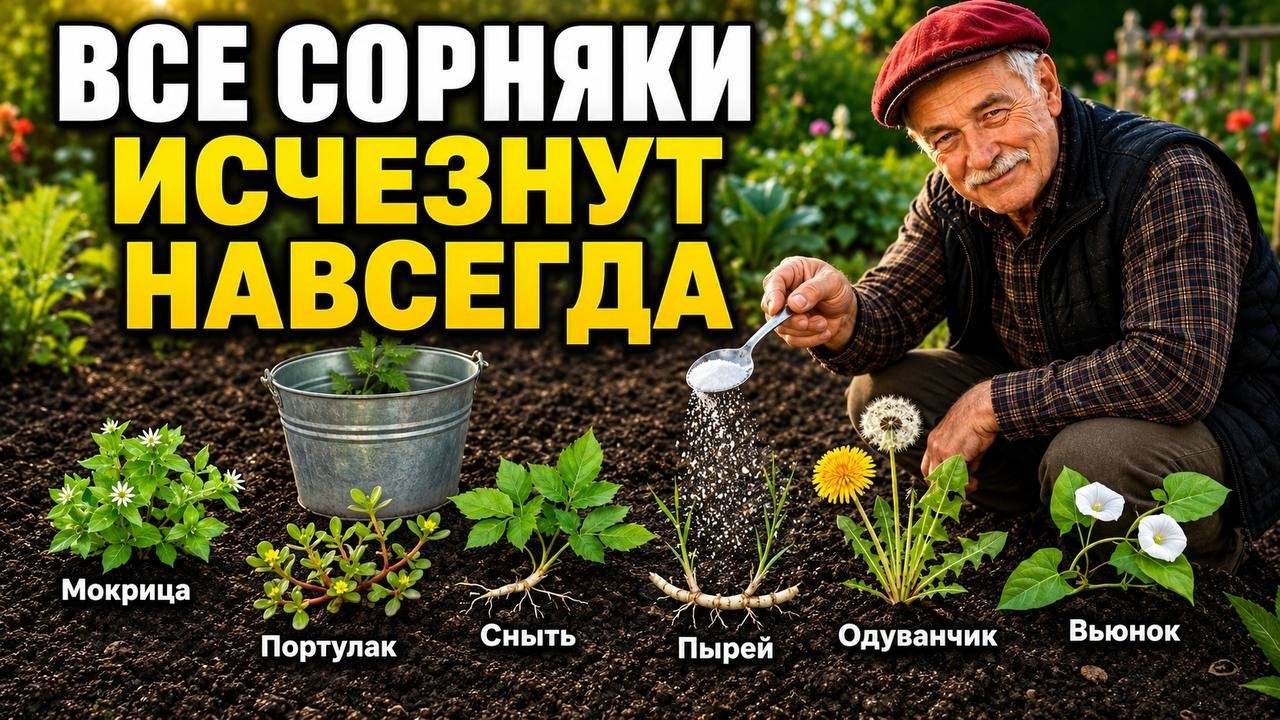 Почему ОГОРОД СНОВА ЗАРАСТАЕТ? Главная ошибка почти всех дачников