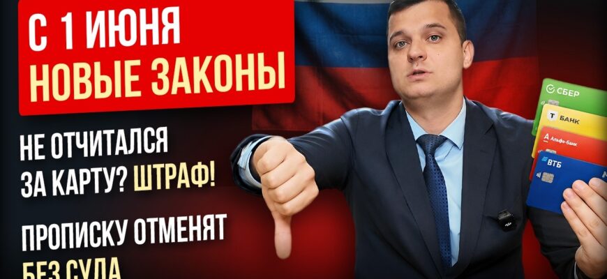 Новые Законы с 1 июня коснутся каждого: штрафы за карты, лишение прописки, удар по маркетплейсам