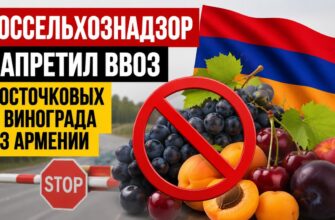 Россия запретила ввоз фруктов из Армении таких как: Вишня, виноград и косточковые под запретом